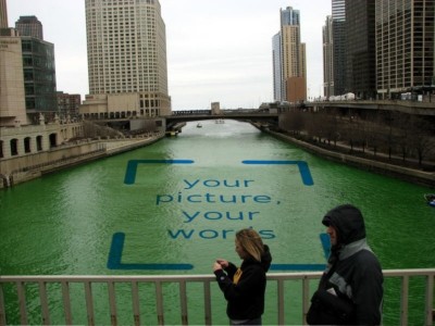 Dying the Chicago River